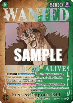 Bandai Eustass"Captain"Kid (Wanted Poster) (OP01-051) Pillars Of Strength Foil