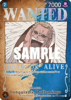 Bandai Donquixote Doflamingo (Wanted Poster) (ST03-009) Pillars Of Strength Foil