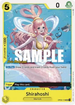 Bandai Shirahoshi (OP03-116) Pillars Of Strength Pre-Release Cards