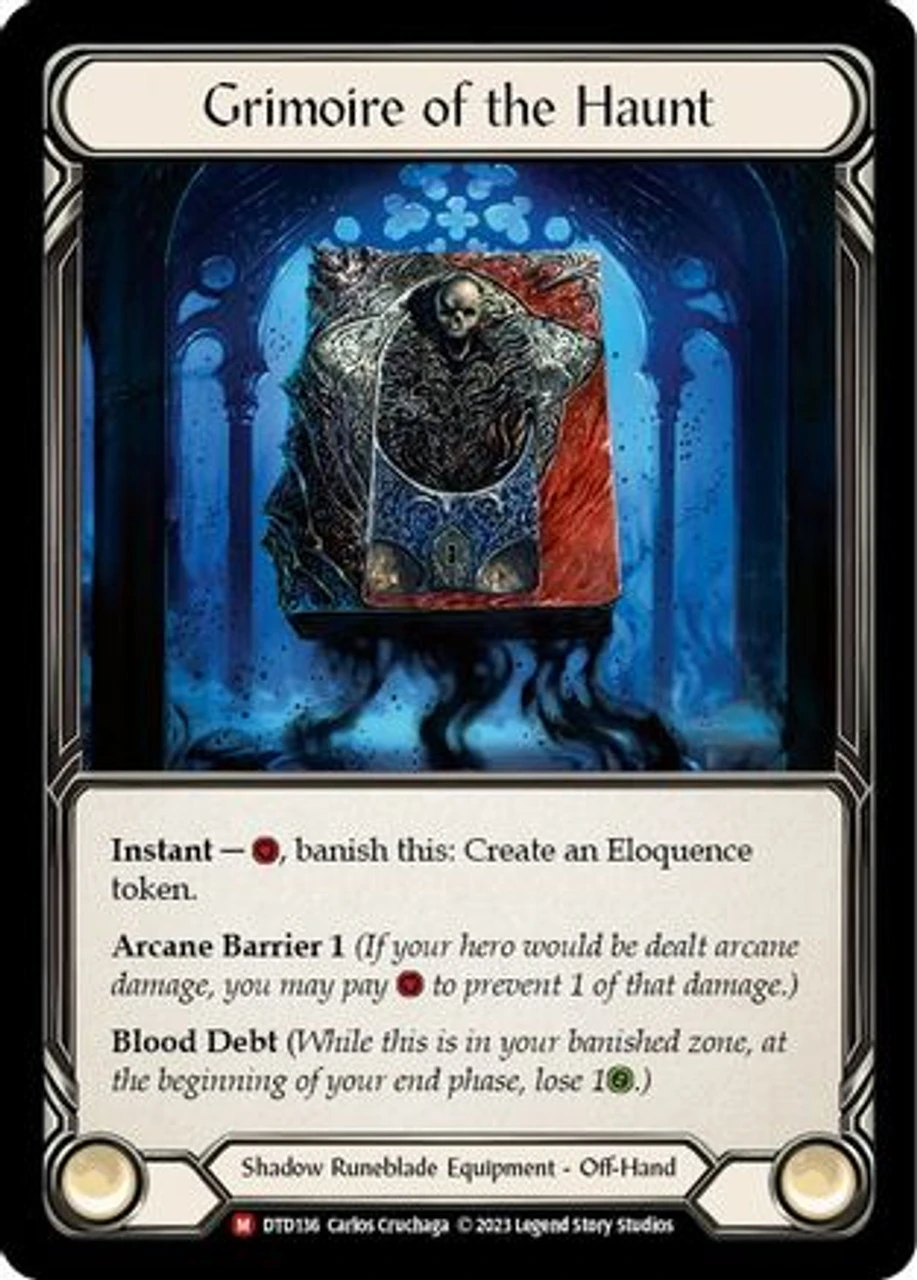 Grimoire Of The Haunt (DTD136) Dusk Till Dawn Cold Foil 1 Grimoire Of The Haunt (DTD136) Dusk Till Dawn Cold Foil