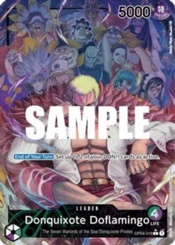 Bandai Donquixote Doflamingo (Alternate Art) (OP04-019) Kingdoms Of Intrigue Foil