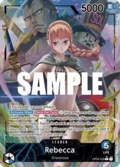 Bandai Rebecca (Alternate Art) (OP04-039) Kingdoms Of Intrigue Foil