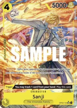 Bandai Sanji (Alternate Art) (OP04-104) Kingdoms Of Intrigue Foil