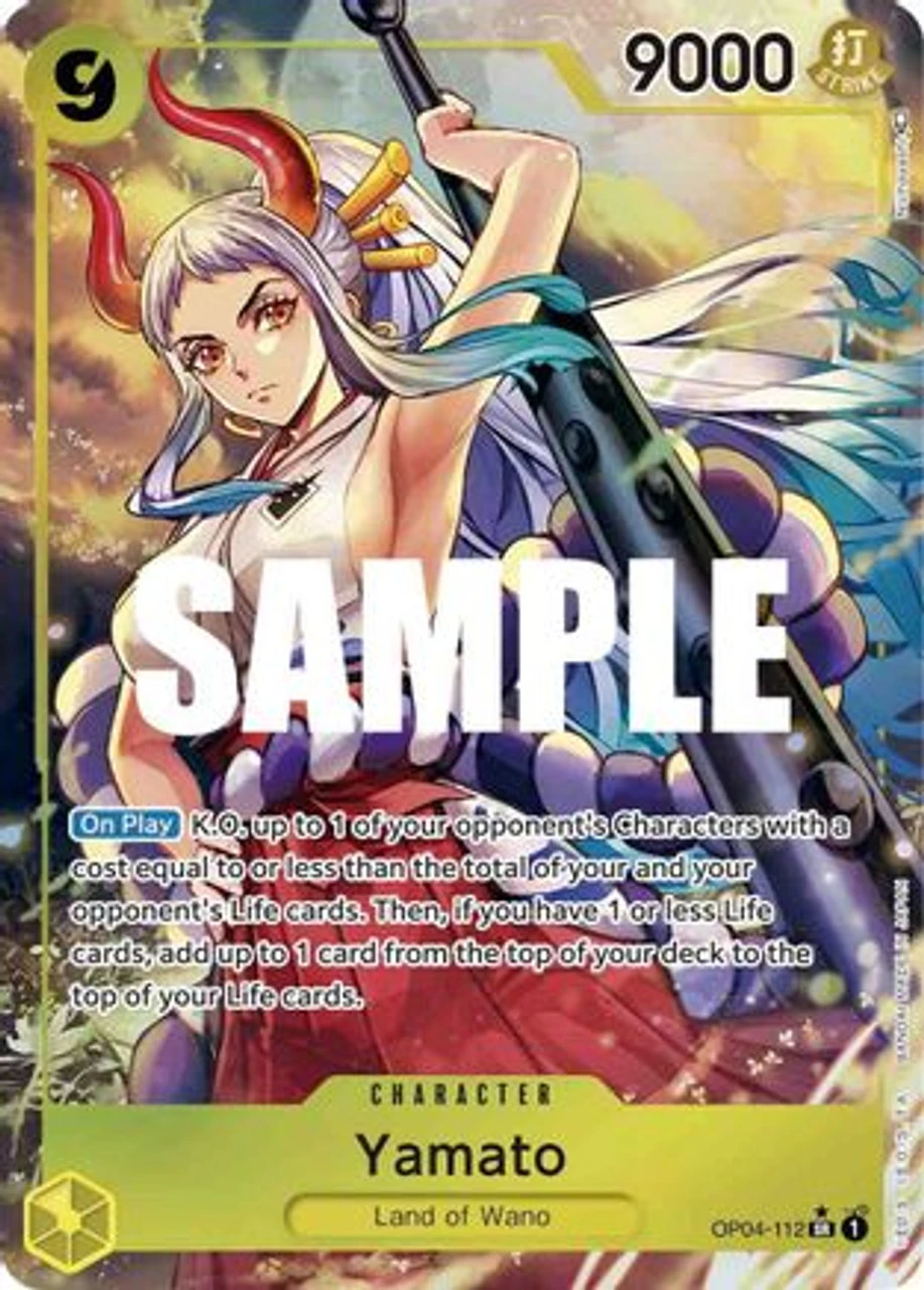 Bandai Yamato (Alternate Art) (OP04-112) Kingdoms Of Intrigue Foil 1 Bandai Yamato (Alternate Art) (OP04-112) Kingdoms Of Intrigue Foil