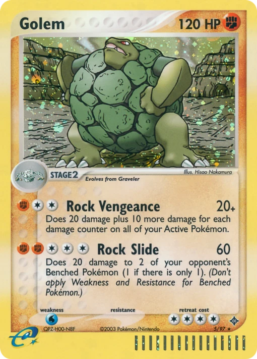 Golem 5/97 - Dragon Reverse Holofoil -Hot Sale GameNerdz Store 5 hires 80909.1687382623