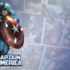 Fantasy Flight Games Marvel Champions LCG: Captain America Game Mat (FFG Version)