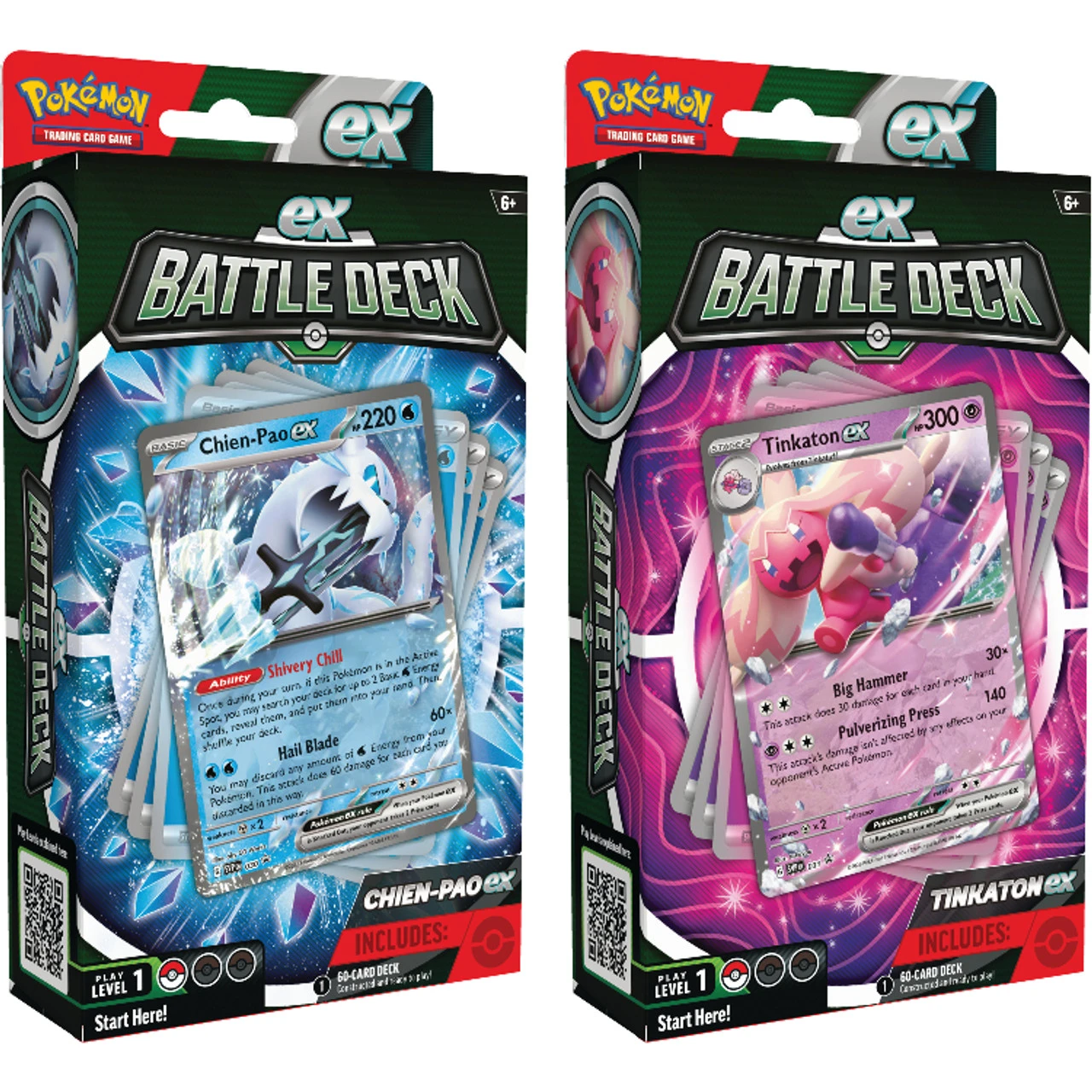 Pokemon: Chien-Pao Ex & Tinkaton Ex - Ex Battle Decks (Set Of 2) 1 Pokemon: Chien-Pao Ex & Tinkaton Ex - Ex Battle Decks (Set Of 2)