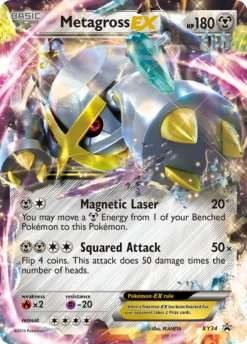Metagross-EX XY34/211 - XY Black Star Promos Holofoil