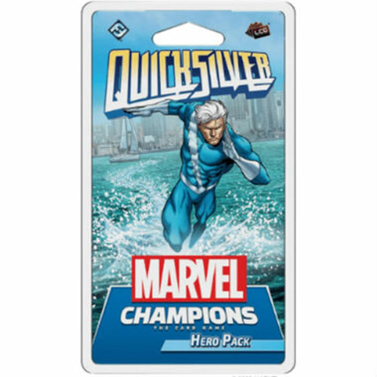 Fantasy Flight Games Marvel Champions LCG: Quicksilver Hero Pack 1 Fantasy Flight Games Marvel Champions LCG: Quicksilver Hero Pack